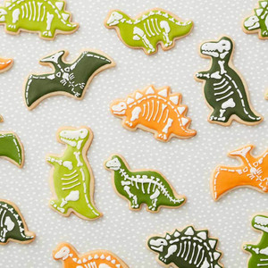 Dinosaur Skeleton Cookies